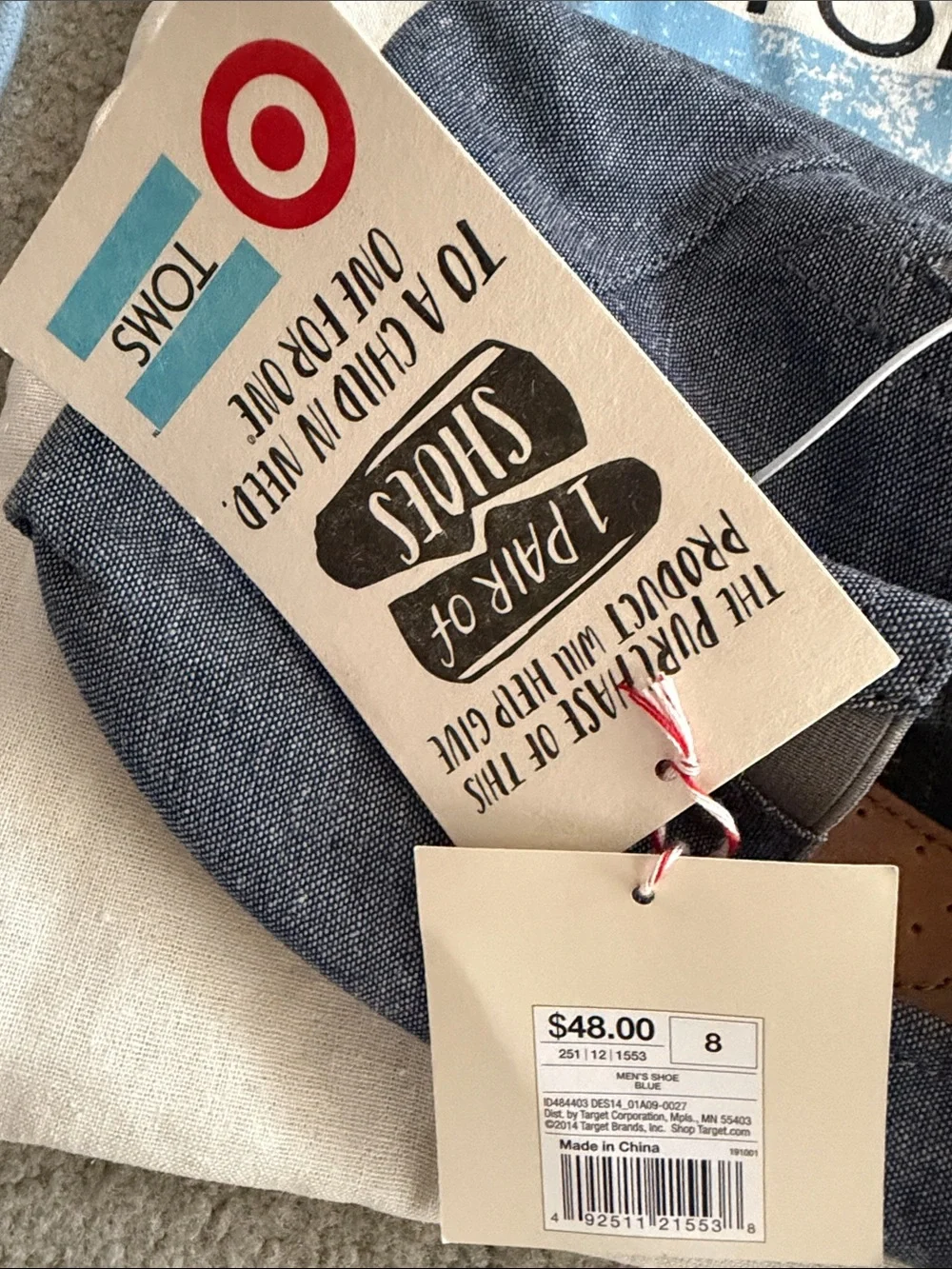 Toms classic slip